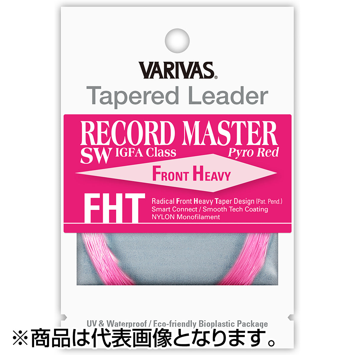 バリバス(VARIVAS) テーパードリーダー レコードマスター SW IGFA Class PyroRed FHT 12LB パイロレッド [ナイロン]