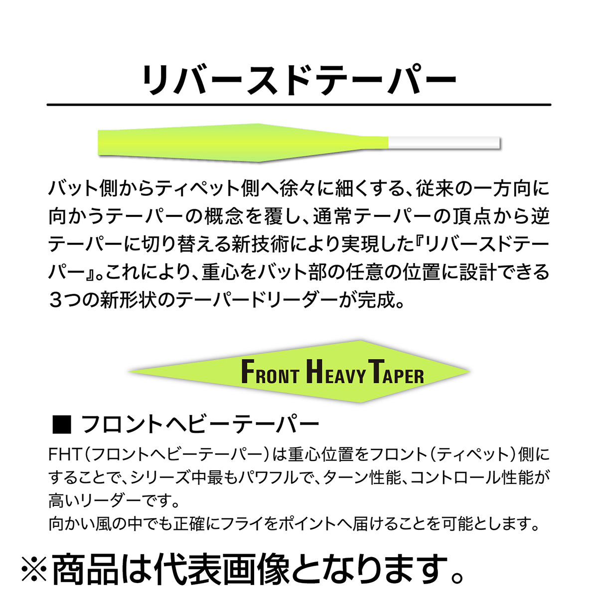 バリバス(VARIVAS) テーパードリーダー プロドライ FHT 11ft 6X ミスティーオリーブ [ナイロン]