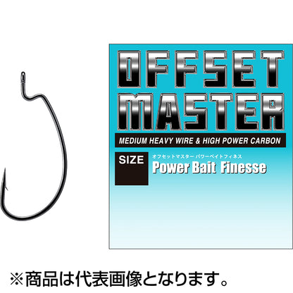 バリバス(VARIVAS) オフセットマスター パワーベイトフィネス #1 NSブラック