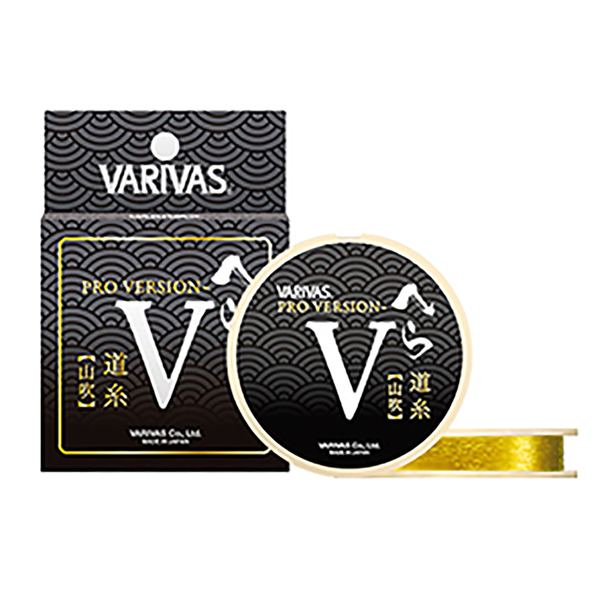 VARIVAS(バリバス) VARIVASプロバージョン-Vへら道糸 0.8号 山吹色 [ナイロン]
