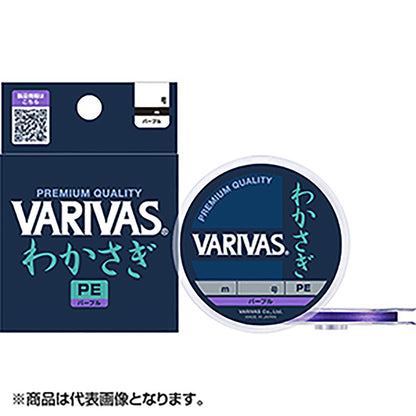 VARIVAS(バリバス) VARIVASわかさぎ PE 0.15号 パープル [PEライン]