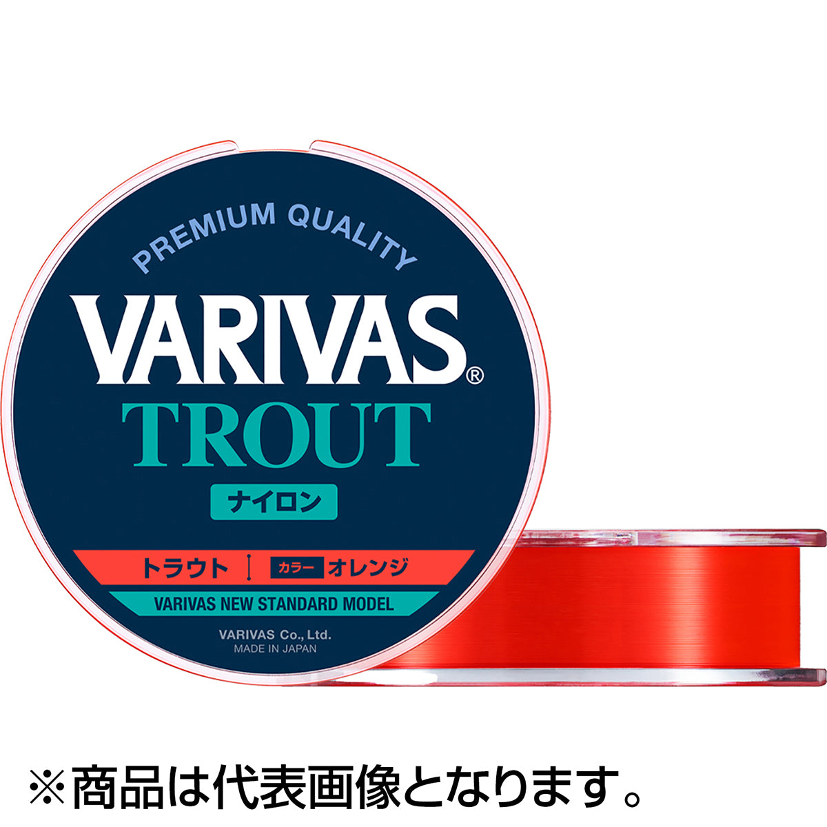 バリバス(VARIVAS) トラウト 100m 3lb 0.8号 オレンジ [ナイロン]