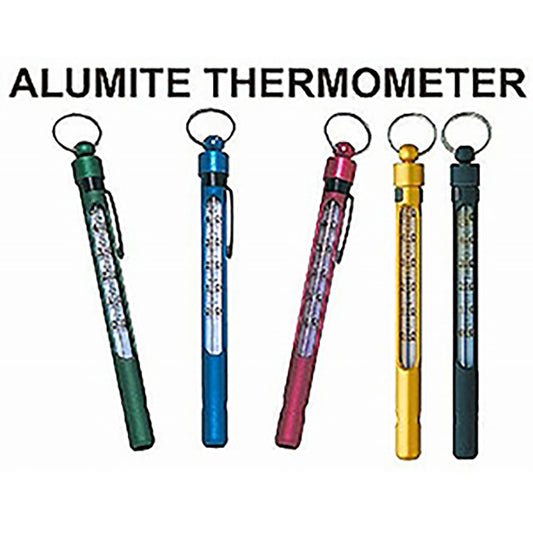 パズデザイン アルマイト水温計 ブルー ZAC-921