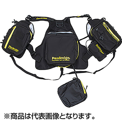 パズデザイン(Pazdesign) PSL マルチゲームベスト フリー ブラックイエロー SLV-027