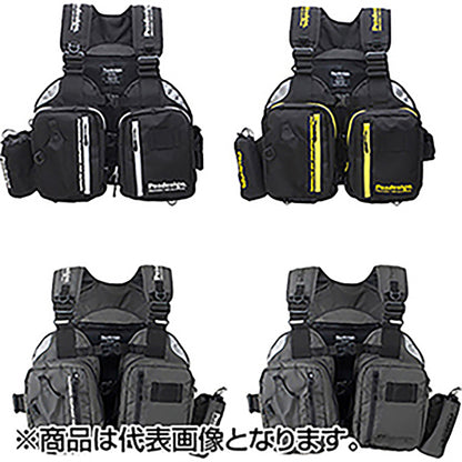 パズデザイン(Pazdesign) PSL マルチゲームベスト フリー ブラックイエロー SLV-027