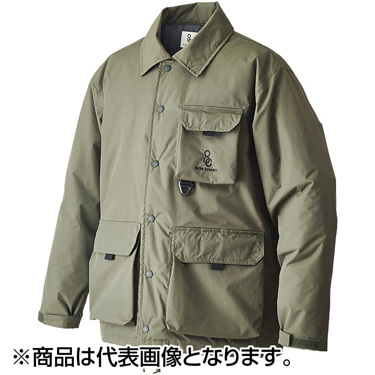 双進(SOSHIN) SC ウィンターコーチジャケット XL オリーブ 10007