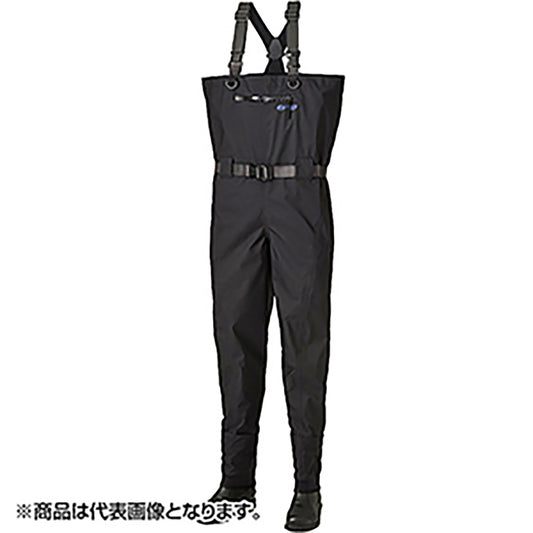 双進(SOSHIN) RBB リバレイ アクアマックスサーフウェーダー M ブラック 7620 ウェイダー ウェダー ウエダー 胴長 防水