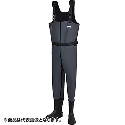 双進(SOSHIN) RBB リバレイ CRウェーダー M グレー 7624 ウェイダー ウェダー ウエダー 胴長 防水