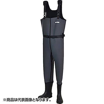 双進(SOSHIN) RBB リバレイ CRウェーダー L グレー 7624 ウェイダー ウェダー ウエダー 胴長 防水