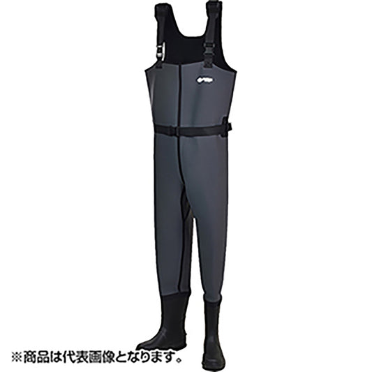 双進(SOSHIN) RBB リバレイ CRウェーダー LL グレー 7624 ウェイダー ウェダー ウエダー 胴長 防水