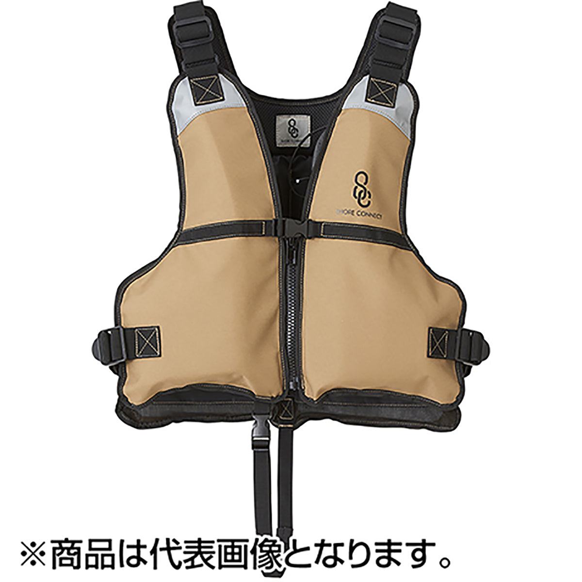 双進(SOSHIN) Shore connect SC KIDライフベスト 150cm ベージュ 10006
