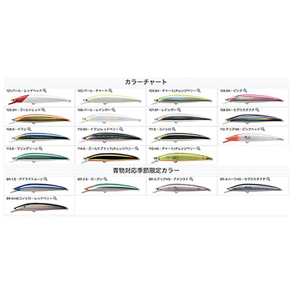 タックルハウス(TACKLE HOUSE) K-TEN セカンドジェネレーション K2F122 T:1 122mm 20g #110.SH・イワシ/レッドベリー