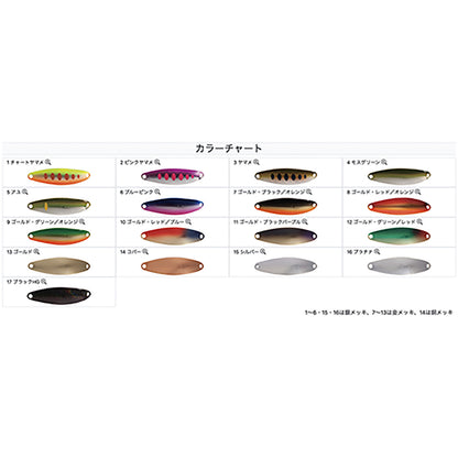 タックルハウス(TACKLE HOUSE) ツインクル スプーン NA 54mm 8.5g #10.ゴールド・レッド/ブルー(金メッキ) TSNA8.5