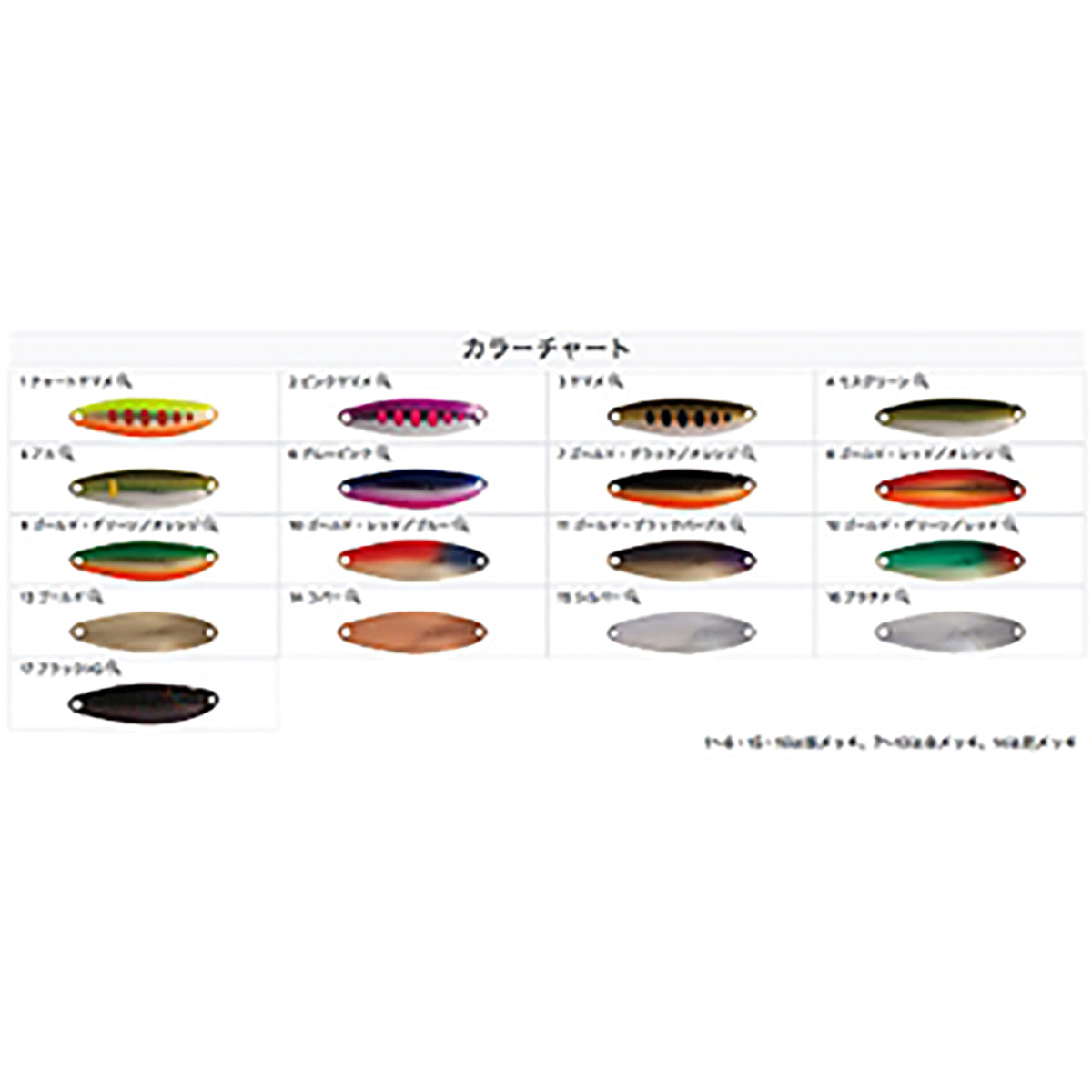 タックルハウス(TACKLE HOUSE) ツインクルスプーンNA 8.5g #15 シルバー(銀メッキ)