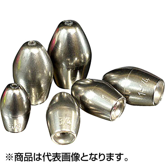ジャッカル(JACKALL) JKタングステンシンカーバレット HEAVY TYPE 17.5g (5/8oz) 2個入