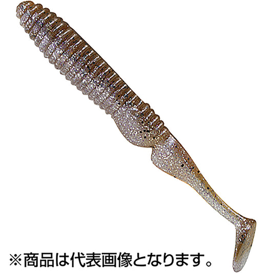 ジャッカル(JACKALL) アンモナイトシャッド 3.0インチ ワカサギキラキラ