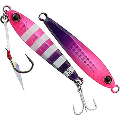ジャッカル(JACKALL) ビッグバッカージグ 40g グローピンク＆パープル/レンズホロ
