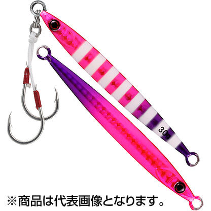 ジャッカル(JACKALL) ビッグバッカージグ スライドスティック 93mm 40g グローピンク&パープル/レンズホロ