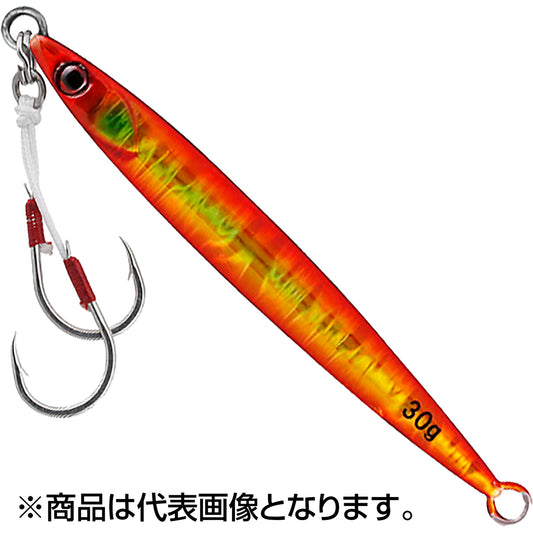 ジャッカル(JACKALL) ビッグバッカージグ スライドスティック 93mm 40g アカキン/マグマウェーブホロ