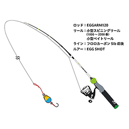 ジャッカル(JACKALL) エッグショット 7号 ロックフィッシュレッド