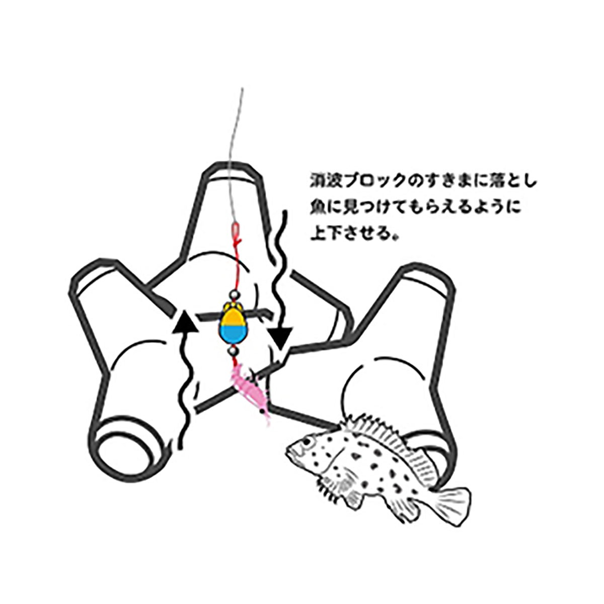 ジャッカル(JACKALL) エッグショット 7号 ロックフィッシュレッド