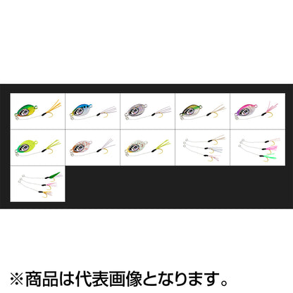 ジャッカル(JACKALL) ナノドロップ スペアーフックセット/グローSET