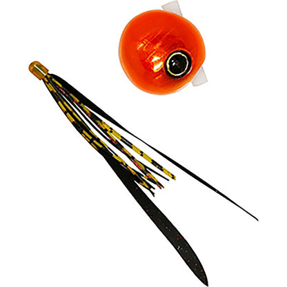 ジャッカル(JACKALL) 鉛式ビンビン玉スライド 100g オレンジオレンジ／真っ黒レッドＴ＋