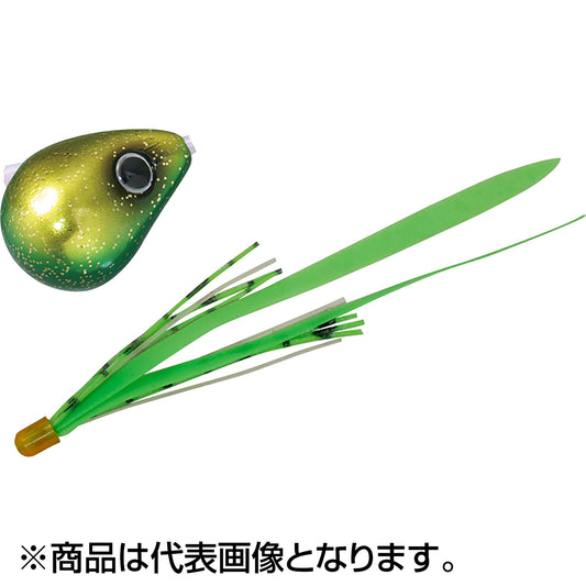 ジャッカル(JACKALL) 爆流 鉛式ビンビン玉スライド 200g ラメグリキン／蛍光グリーンＴ＋