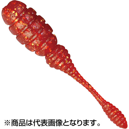 ジャッカル(JACKALL) グッドミール ピンテール 1.5inxh レッドゴールドフレーク