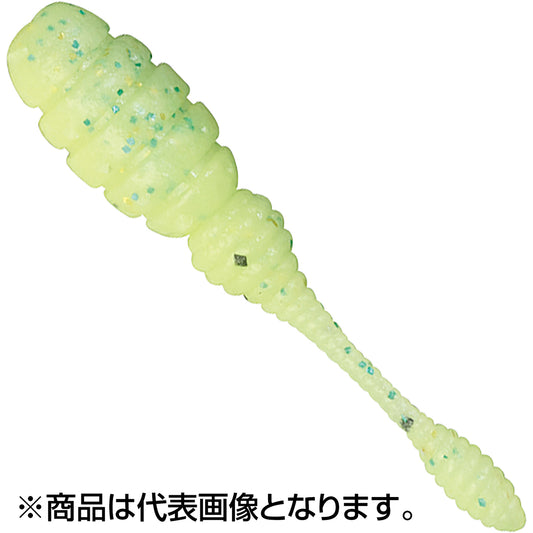 ジャッカル(JACKALL) グッドミール ピンテール 1.5inxh ホットライムグローチャート