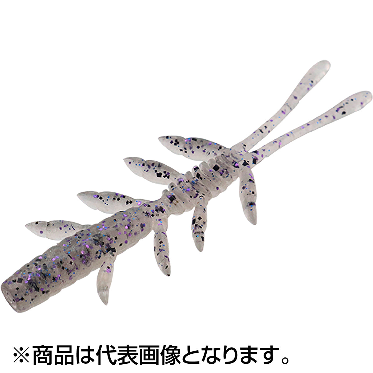 ジャッカル(JACKALL) シザーコーム 3inch カワシマスモークシュリンプ