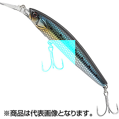 ジャッカル(JACKALL) ビッグバッカーワンガンミノー 128S-LB 128mm ウロコホロ背黒イワシ