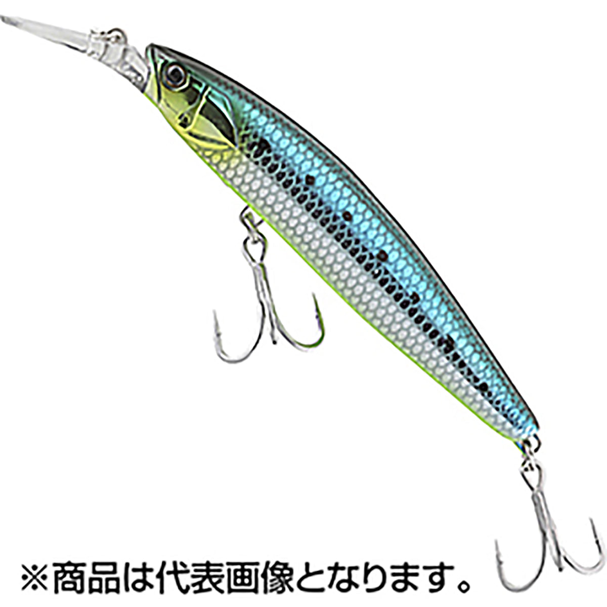 ジャッカル(JACKALL) ビッグバッカーワンガンミノー 128S-LB 128mm ウロコホロチャートベリーイワシ