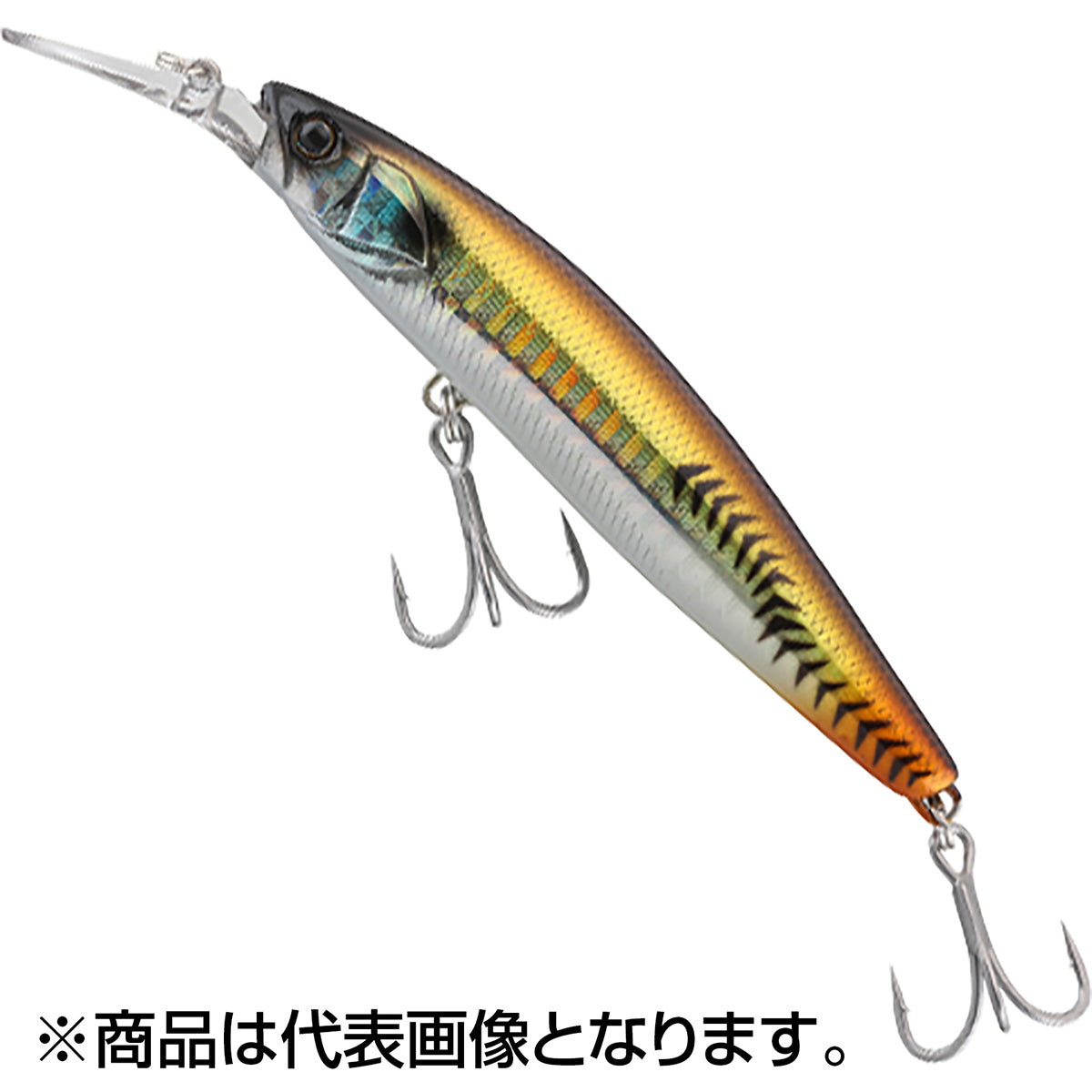 ジャッカル(JACKALL) ビッグバッカー ワンガンミノー 98mm 21.0g マズメゴールドベイト