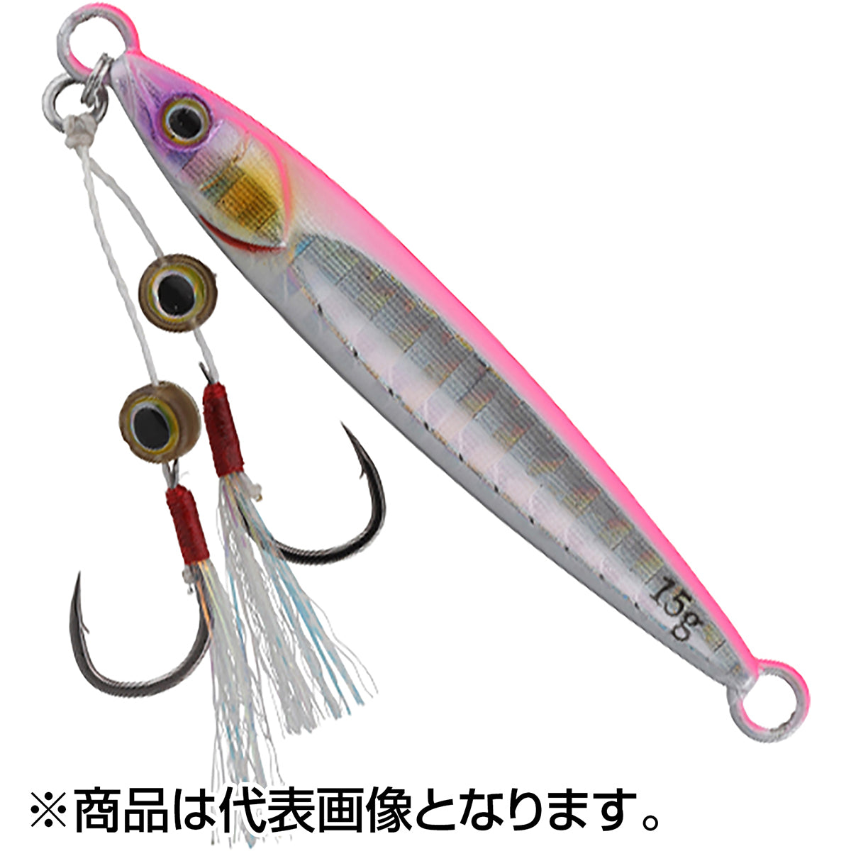 ジャッカル(JACKALL) ビッグバッカー フィットジグ 39mm 5g ビンクバック/ボーダーホロ