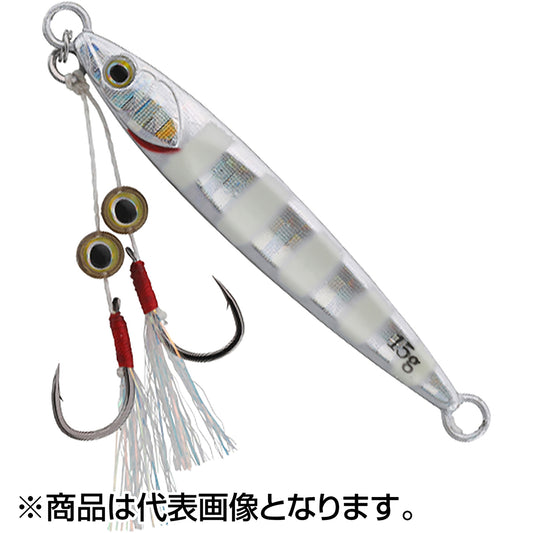 ジャッカル(JACKALL) ビッグバッカーフィットジグ 57mm 15g グローストライプ/ボーダーホロ