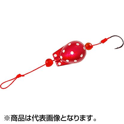 ジャッカル(JACKALL) エッグショット 7号 26g レッドグロードット