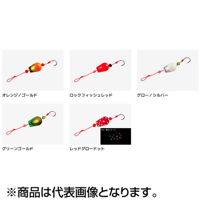 ジャッカル(JACKALL) エッグショット 7号 26g グリーンゴールド