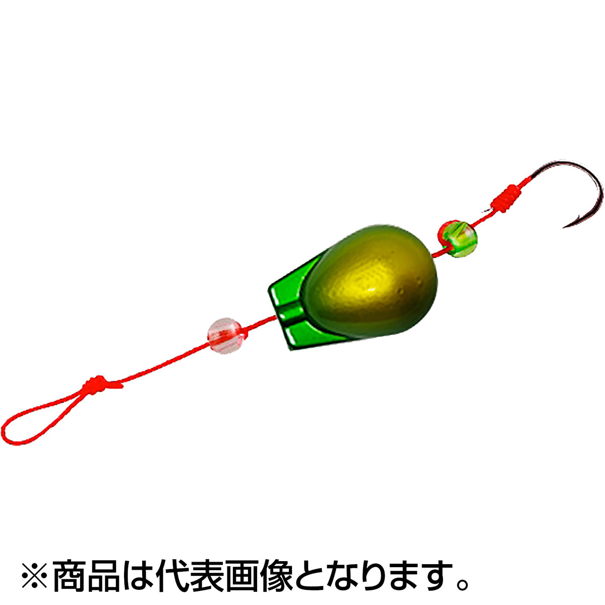ジャッカル(JACKALL) エッグショット 7号 26g グリーンゴールド