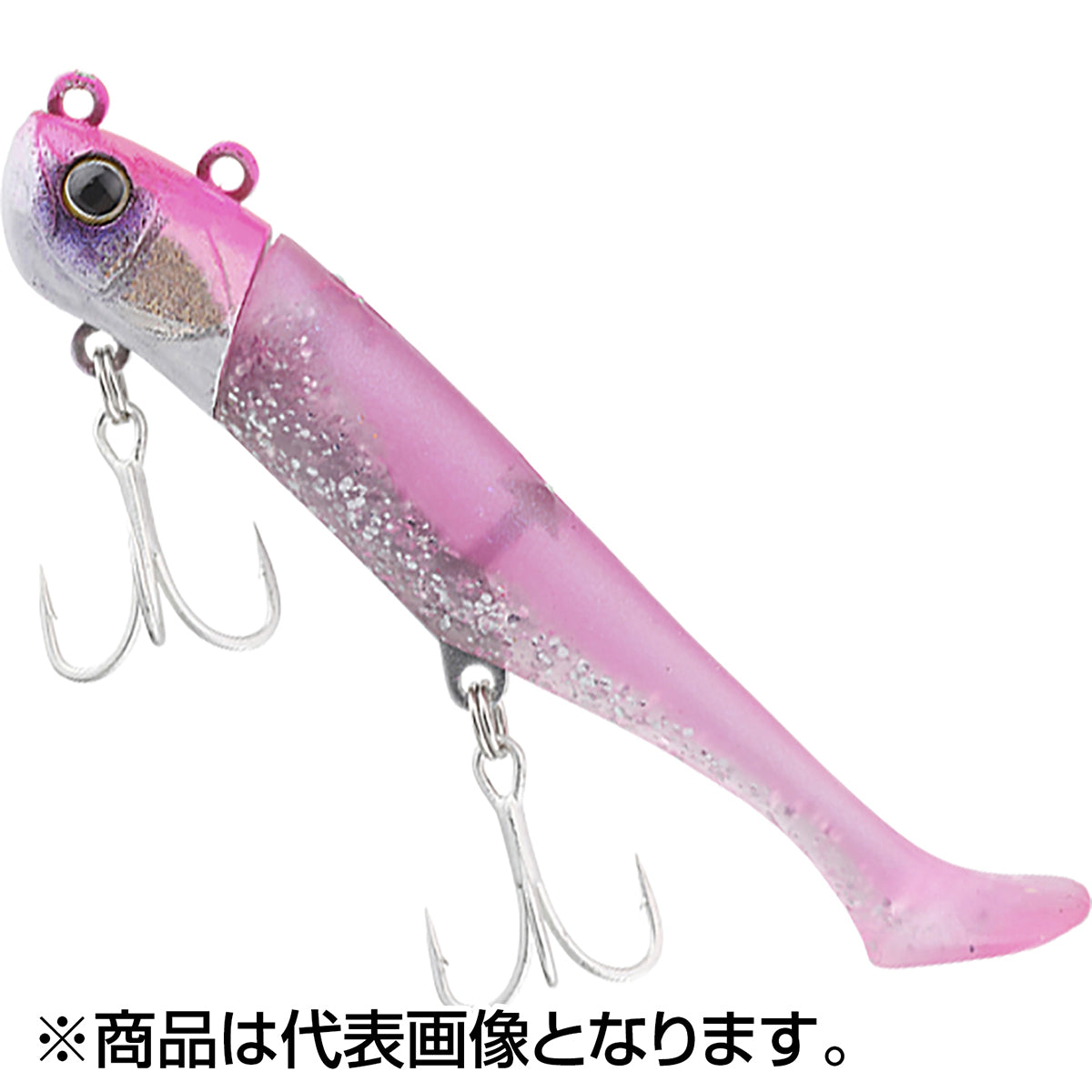 ジャッカル(JACKALL) ビッグバッカー ワグシャッド 90mm 22g ピンクバックシルバー