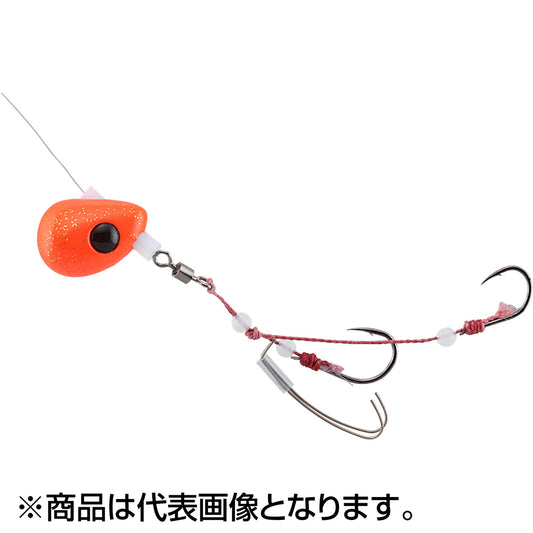 ジャッカル(JACKALL) TGビンビンテンヤ鯛夢 遊動 5号 19g オレンジゴールドフレーク [タングステン]