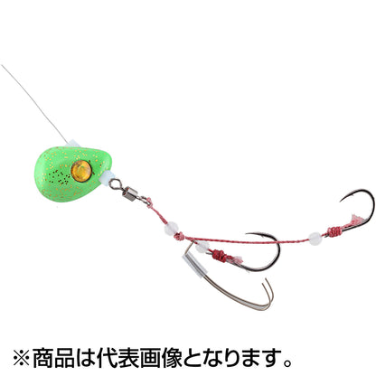 ジャッカル(JACKALL) TGビンビンテンヤ鯛夢 遊動 5号 19g ライムグローゴールドフレーク [タングステン]