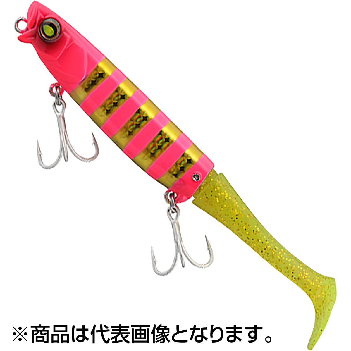 ジャッカル(JACKALL) サブル HBシャッド 120mm 28g 超ヒラメストライプ