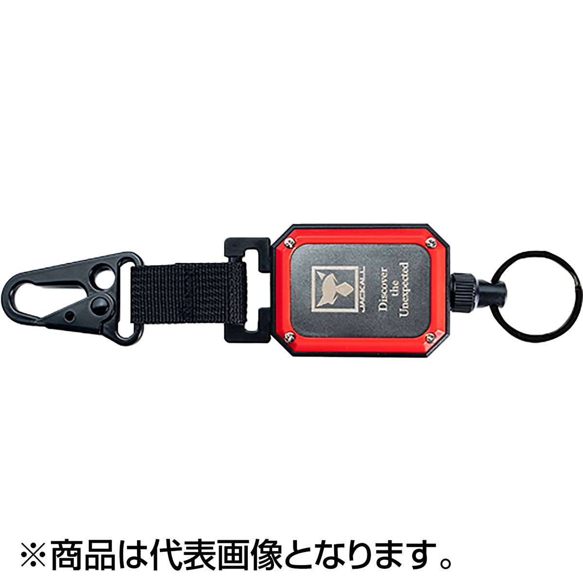 ジャッカル(JACKALL) カラビナワイヤーリール レッド