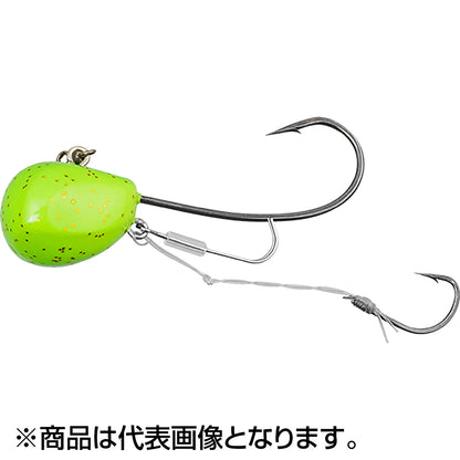 ジャッカル(JACKALL) 鉛式ビンビン鯛夢 5号 19g チャートグローゴールドフレーク