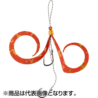 ジャッカル(JACKALL) 鉛式ビンビンスイッチ スペアラバーフックセット オレンジゴールド