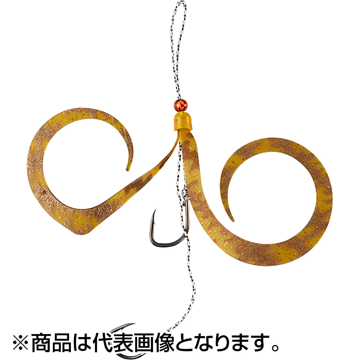 ジャッカル(JACKALL) 鉛式ビンビンスイッチ スペアラバーフックセット エビオレ