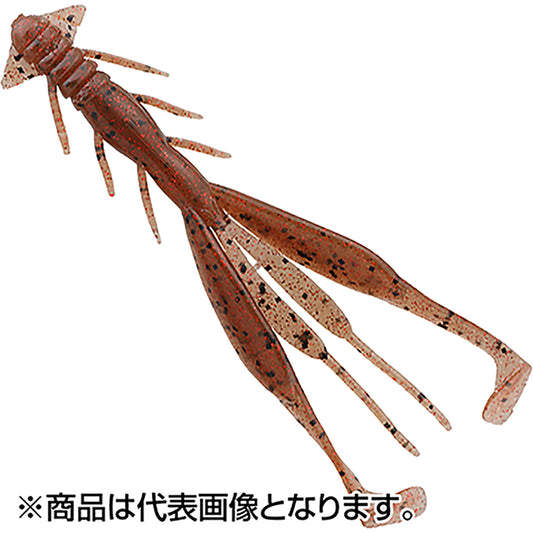 ジャッカル(JACKALL) ジミーシュリンプ 3インチ エビミソレッドフレーク