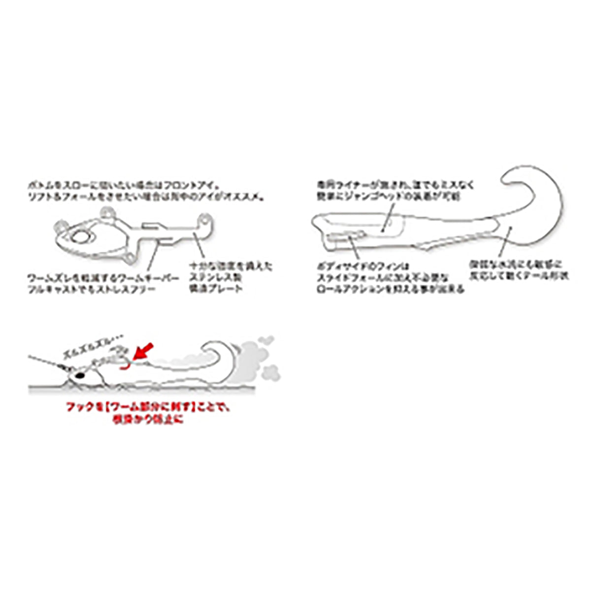 デュオ(DUO) ビーチウォーカー ジャンゴグラブ セット 21g GPA0539 ハイパーピンクGB/バブルガムグロー