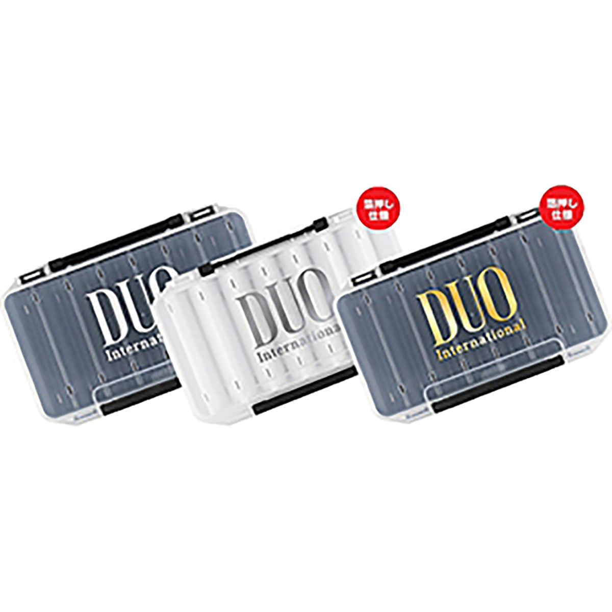 デュオ(DUO) ルアーケース リバーシブル 100 パールブラック/ゴールド箔